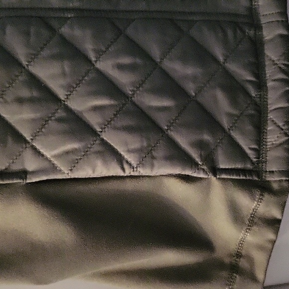 Maurices Ladies Olive Quilted Vest - Picture 2 of 4